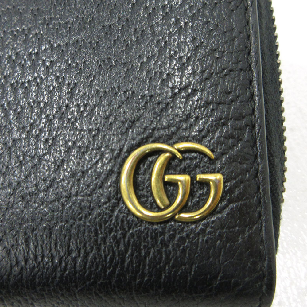 GUCCI Interlocking GG Round Zipper Long Wallet Black - Picture 10 of 10